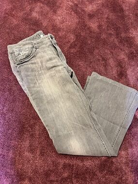 Cache Women's Gray Boot Cut Jeans